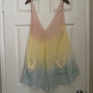 Free people ombré beach cover up
